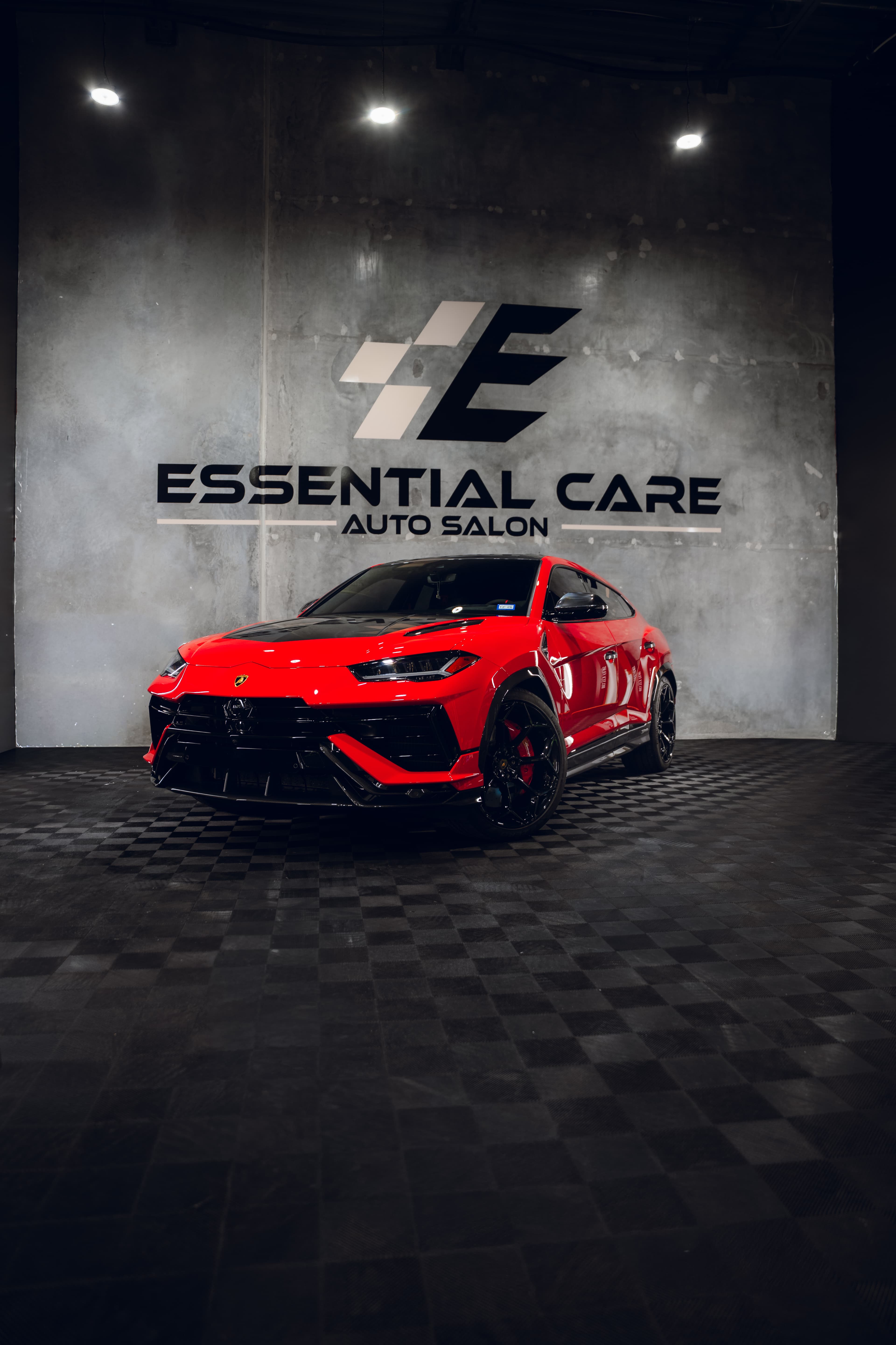 Essential Care Auto Salon luxury vehicle showcase